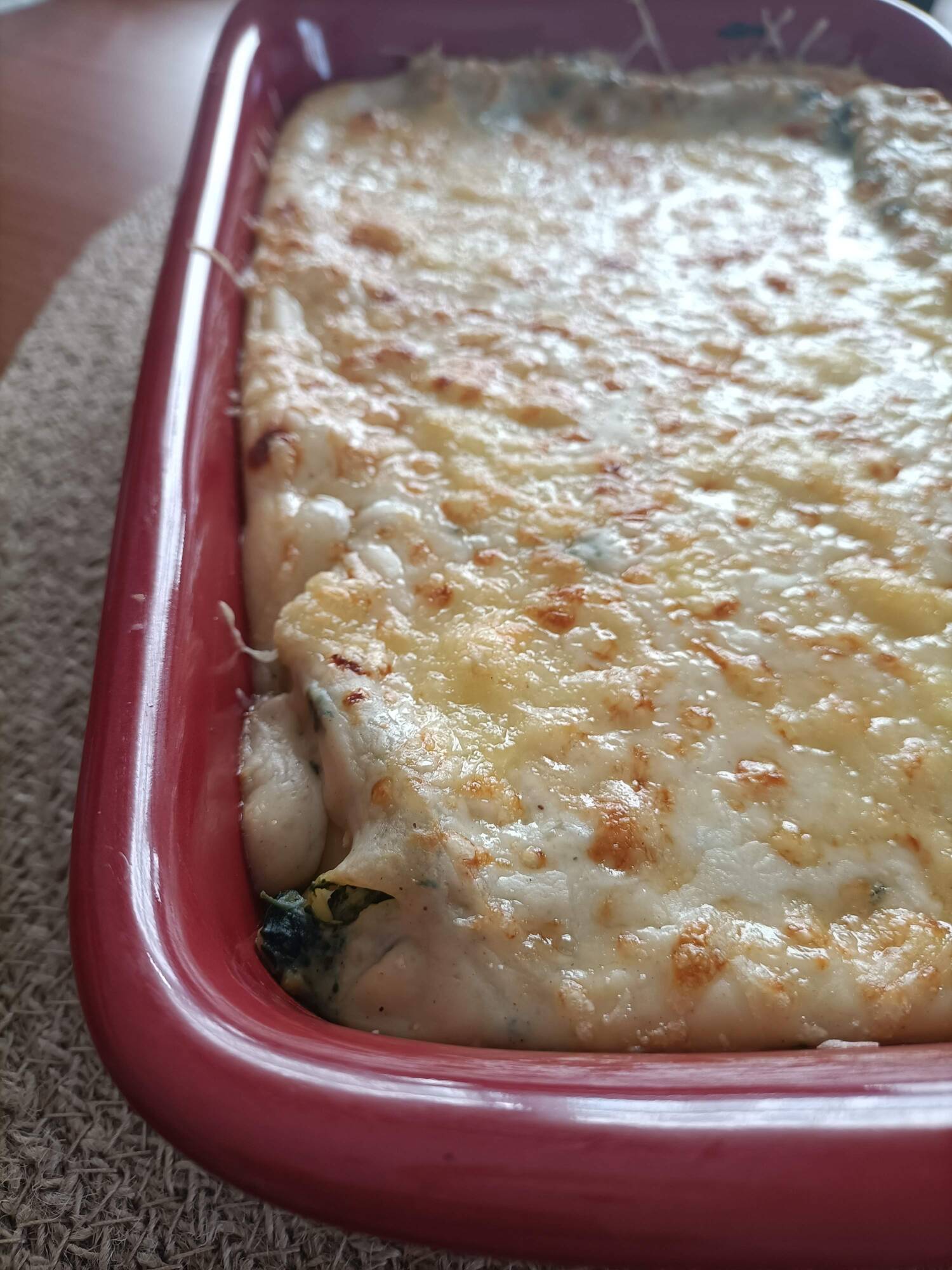 Canelones de Espinacas y Ricota